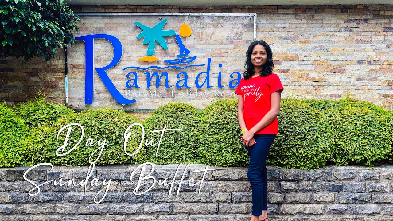 Ramadia Ranmal Holiday Resort Moratuwa | Day Out | Sunday Lunch Buffet  2500/= only | Travel Vlog 21