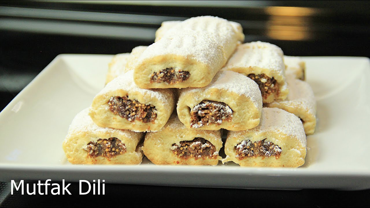 BAYATLAMAYAN INCIRLI KURABIYE/ KIYIR KIYIR KURABİYE/KURABİYE TARİFLERİ/FİG COOKİES RECİPE