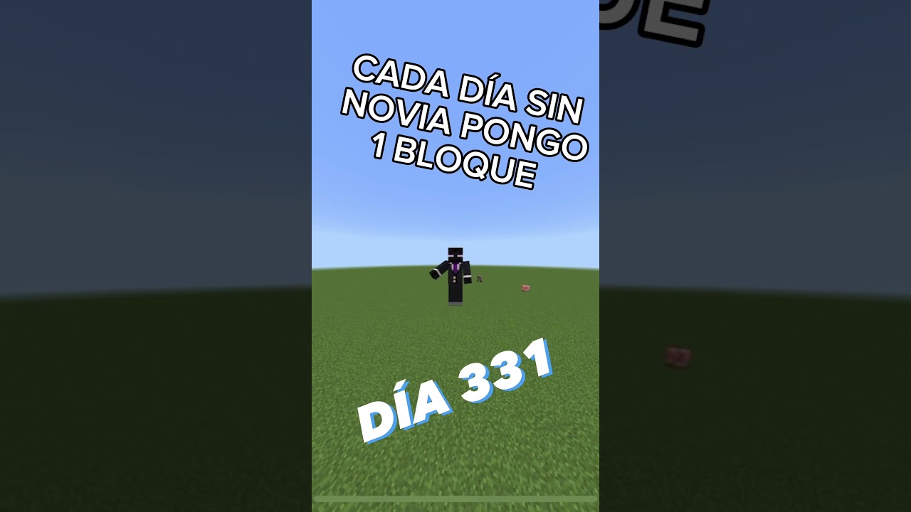 CADA DÍA SIN NOVIA PONGO UN BLOQUE 