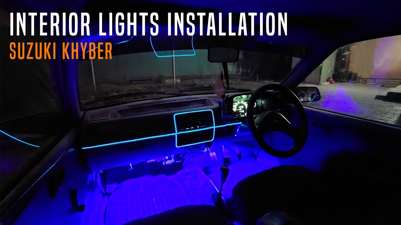 Suzuki Khyber 1998 Interior Modifications - Interior Glow Lights - Price and Installation Guide