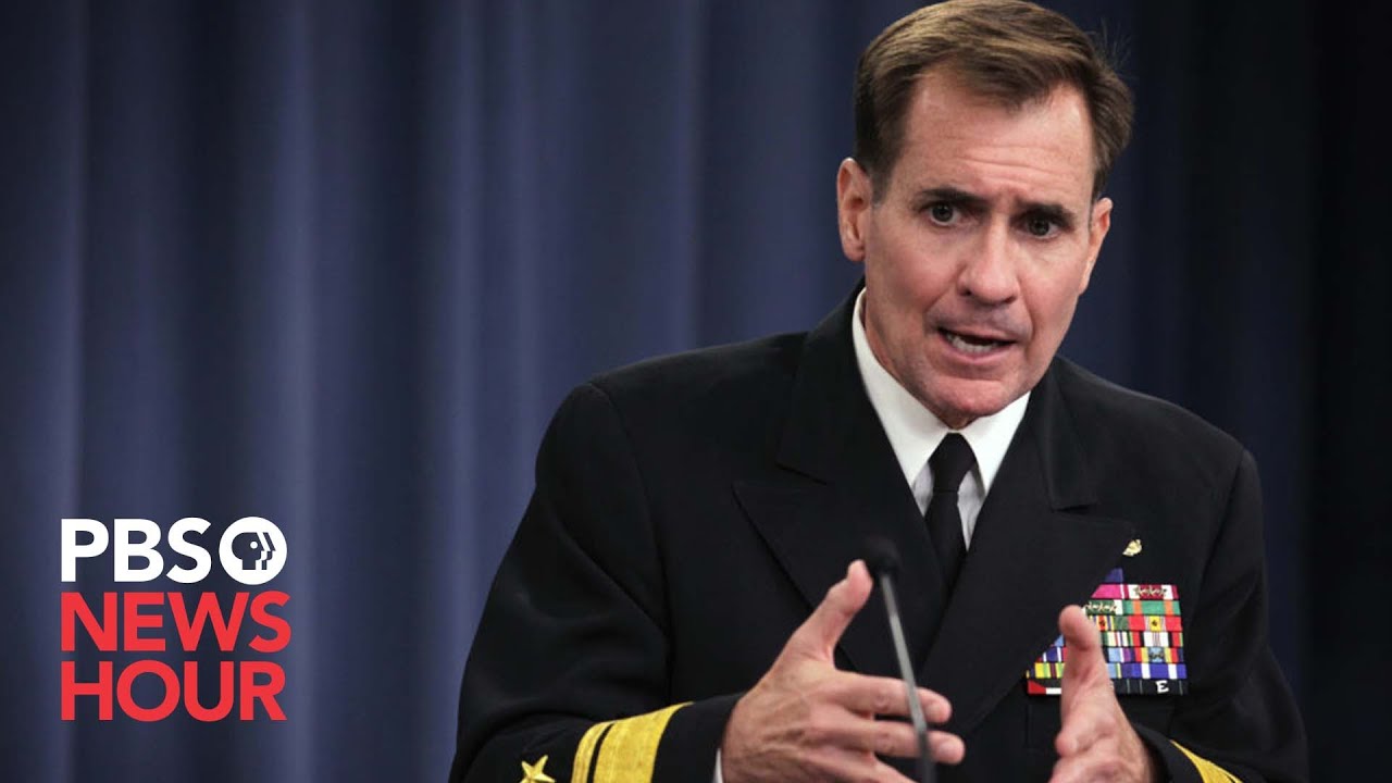 WATCH LIVE: Pentagon press secretary John Kirby holds news briefing
