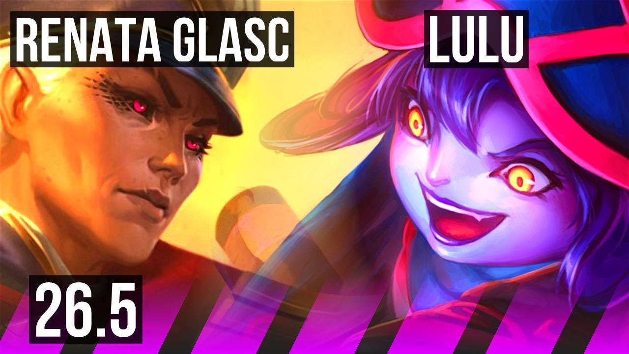 RENATA GLASC & Yunara vs LULU & Aphelios (SUP) | EUW Master | 26.5