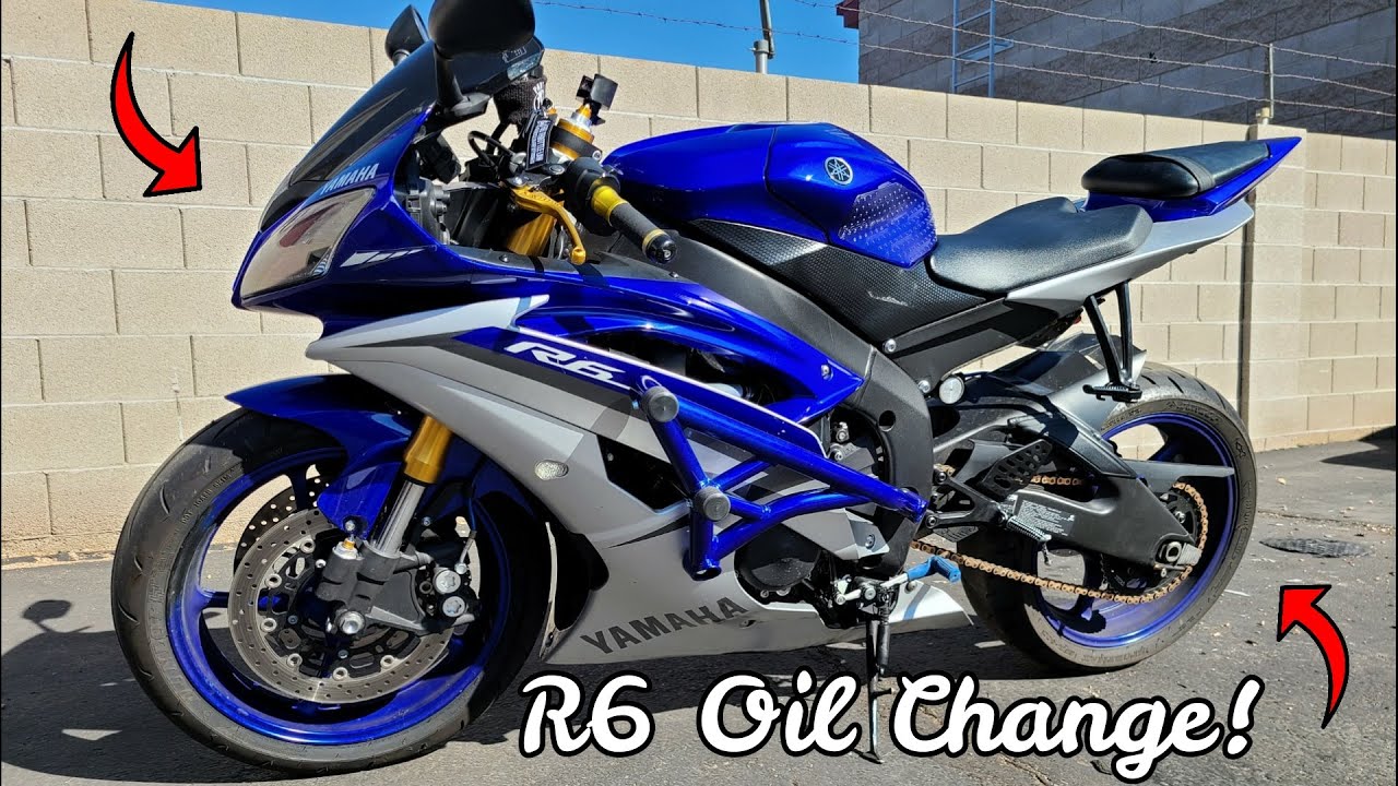 Yamaha R6 (2008-2016) Oil Change - DIY Maintenance