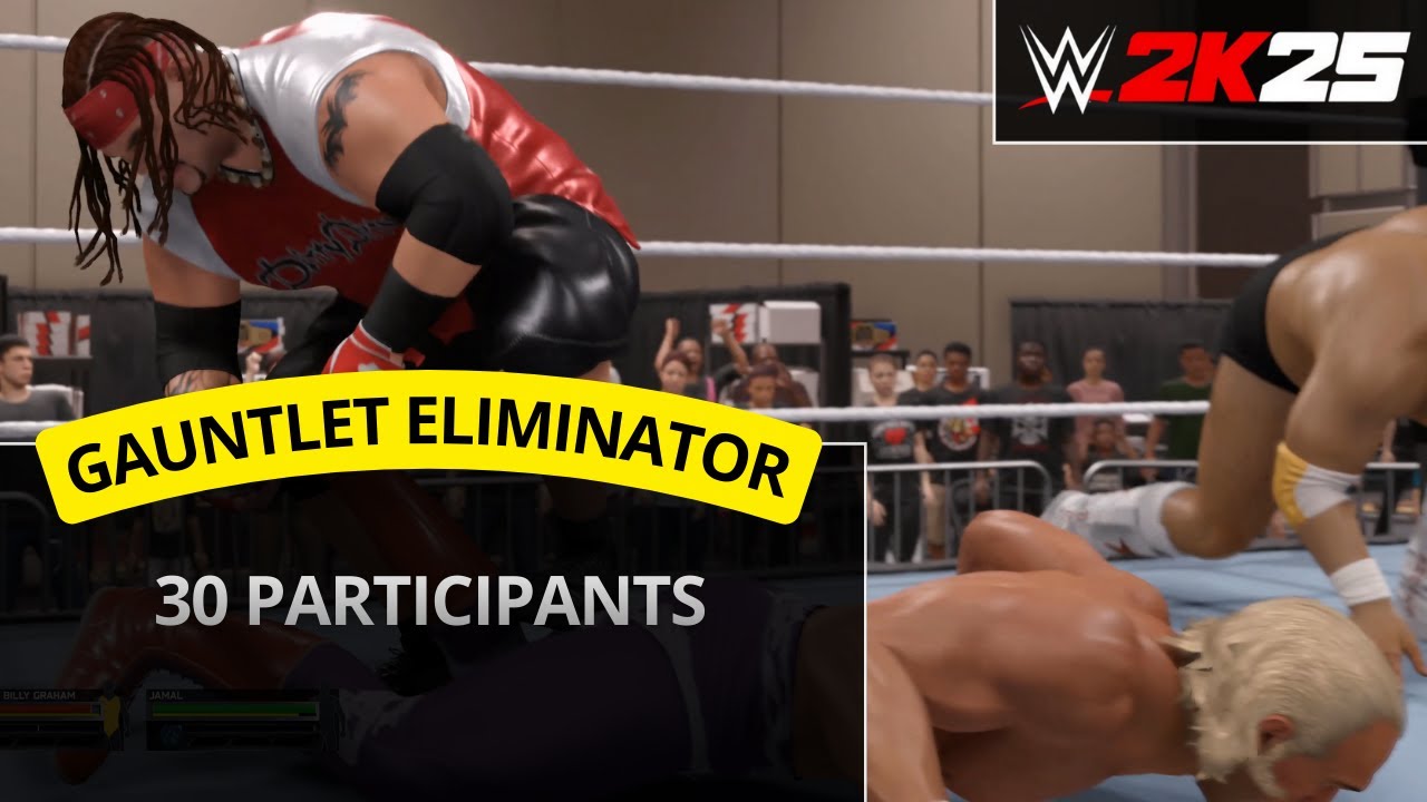 WWE 2K25 – 30-Man Gauntlet Eliminator Match (#1)