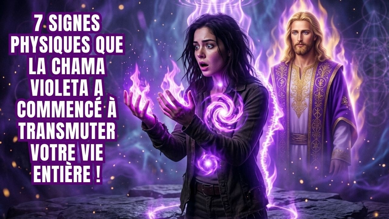 VOTRE CORPS CHANGE: 7 Réactions CHOC De La FLAMME VIOLETTE Que Personne Ne Vous DIT Jamais !