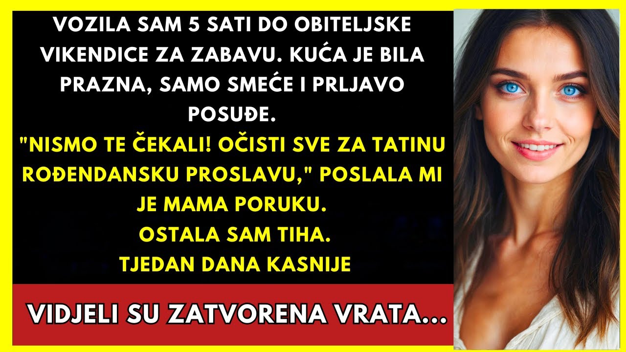 Vozila Sam 5 Sati Na Porodičnu Zabavu. 