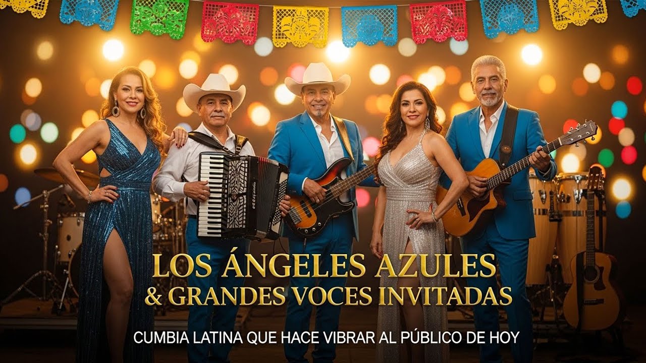 💃🔥 Los Ángeles Azules & Grandes Voces Invitadas | Cumbia Latina que Hace Vibrar al Público de Hoy