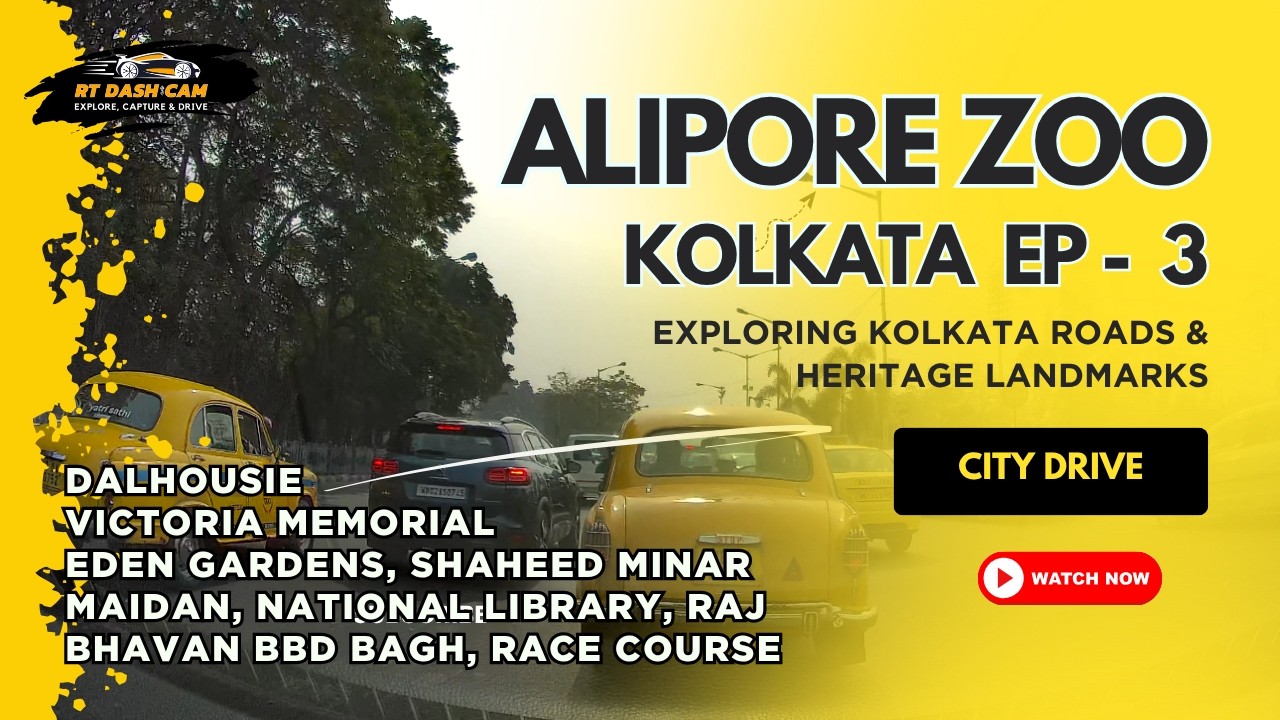 Ep3 Kolkata Alipore Zoo Route & Heritage Drive | A Complete Guide! #kolkatatourism #aliporezoo