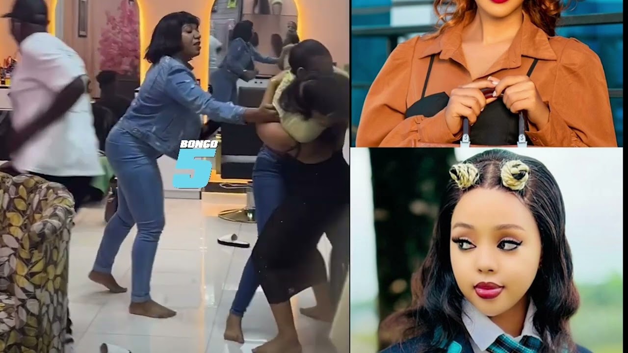 NANA DOLLZ na DOLLY REST wapigana live WAKISHUTI MOVIE, NGUMI zawaka na kuchaniana NGUO BILA UOGA