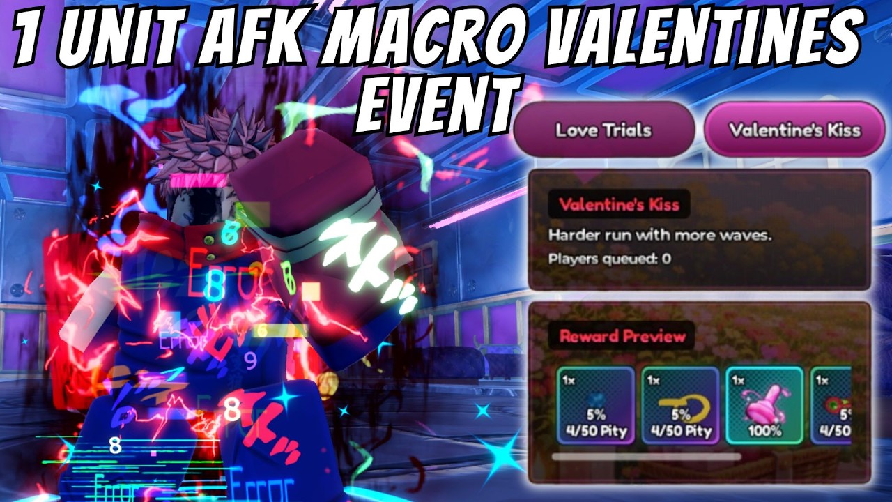 1 UNIT AFK MACRO VALENTINES EVENT - ALS!