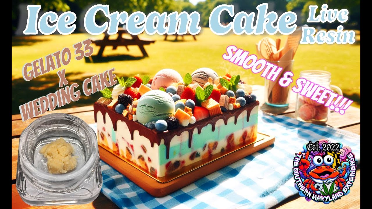Trying TSME Ice Cream Cake THCa Live Resin! - Ice Cream Cake Is The Best Cake!