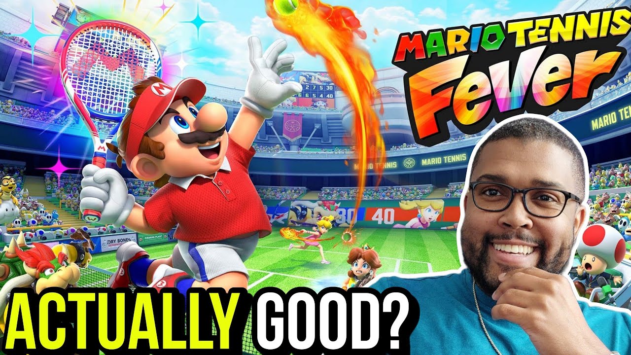 Nintendo наконец-то исправила ошибки в играх серии Mario Sports? Реакция на Tennis Fever 🎾