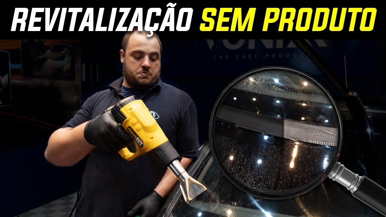 COMO REVITALIZAR PLÁSTICO AUTOMOTIVO COM SECADOR TÉRMICO | PISTOLA DE AR QUENTE | RECUPERAR