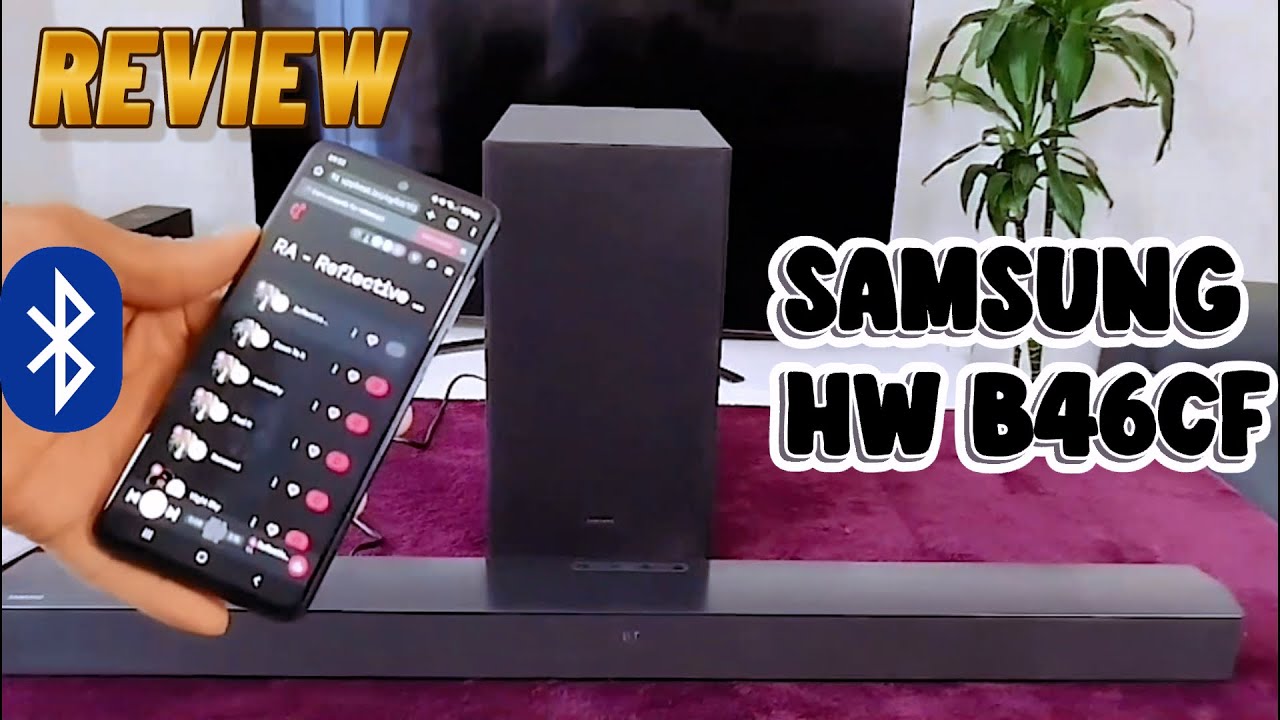 Распаковка и обзор саундбара Samsung HW-B46CF — демонстрация звука и простое руководство по настр...