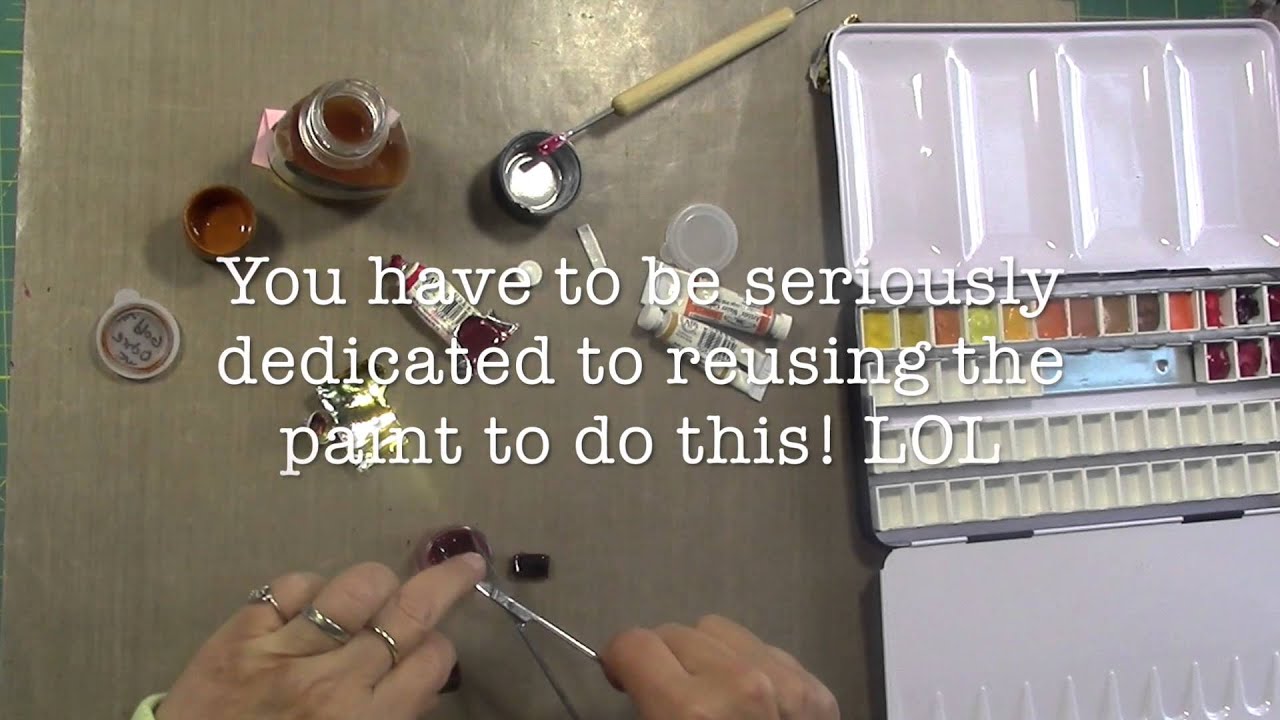 Reconstitute Your Dried Up Watercolor Paint
