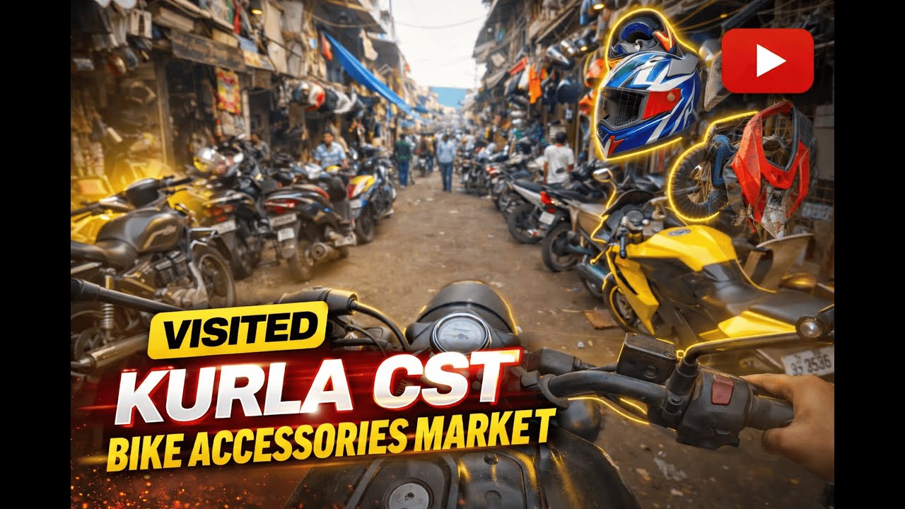 Inside Kurla CST Bike Accessories Market 🔥 | Everything for Your Bike! #explore #fyp #trending