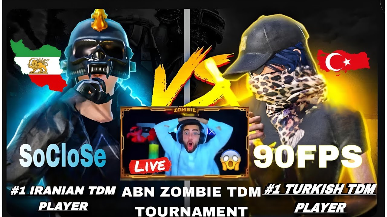 The most demanding Room🔥💀|SoCloSe 🇮🇷 vs 90FPS 🇹🇷|سوکلوز در مقابل نود اف پی اس در تورنومنت ابن زامبی🔥