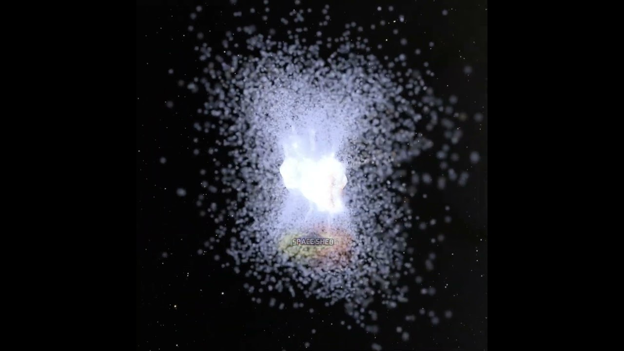 What  if we made a new star?  #simulation #astronomy #space #science #nasa#cosmos#universe#collision