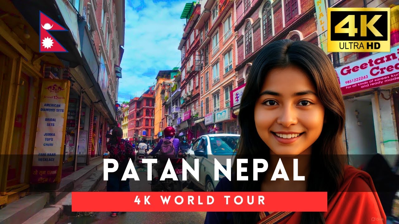 🇳🇵Patan, Nepal Walking Tour - 4K Downtown tour｜Aug 2025