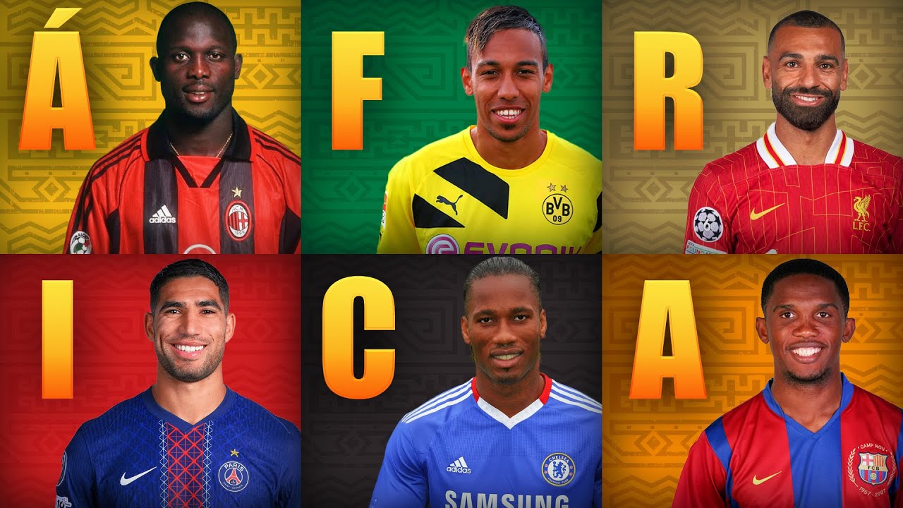 Los 20 MEJORES FUTBOLISTAS AFRICANOS de todos los tiempos