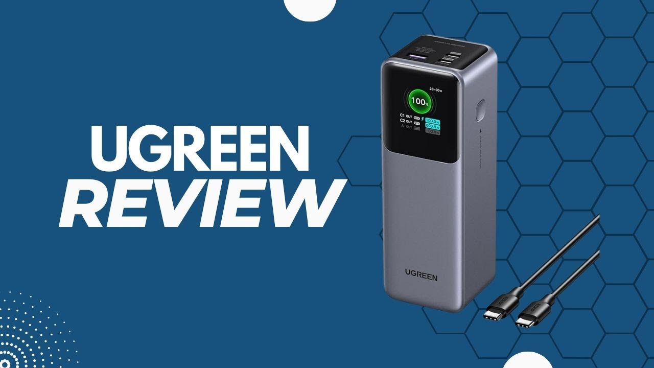 Обзор: портативное зарядное устройство для ноутбука UGREEN Nexode Power Bank 25000mAh 200W с подд...