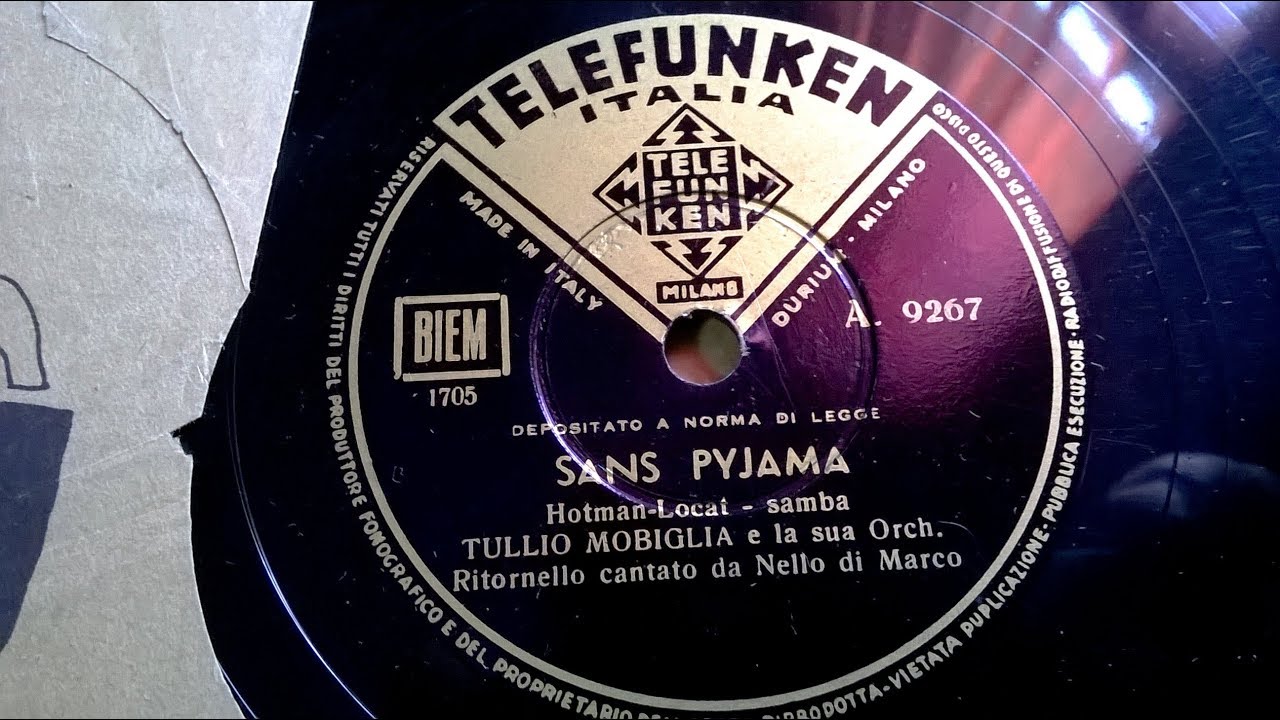 SANS PYJAMA - TULLIO MOBIGLIA Orchestra