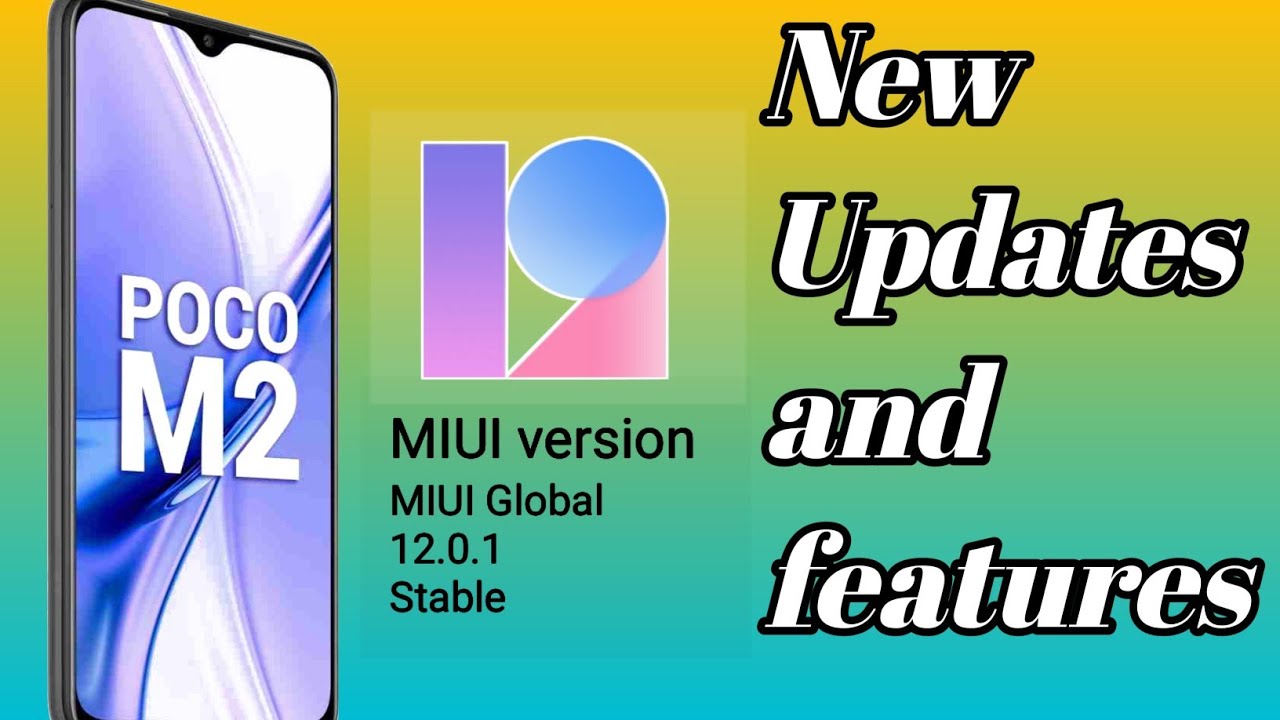 Poco M2 New MIUI 12.0.1Updates | poco new OS Update | How to update poco m2