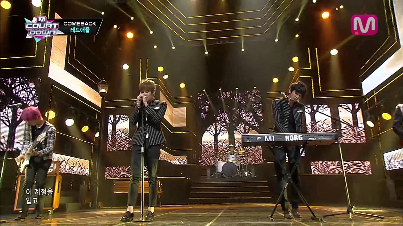레드 애플_바람따라 (With The wind by Ledapple of Mcountdown 2013.11.07)
