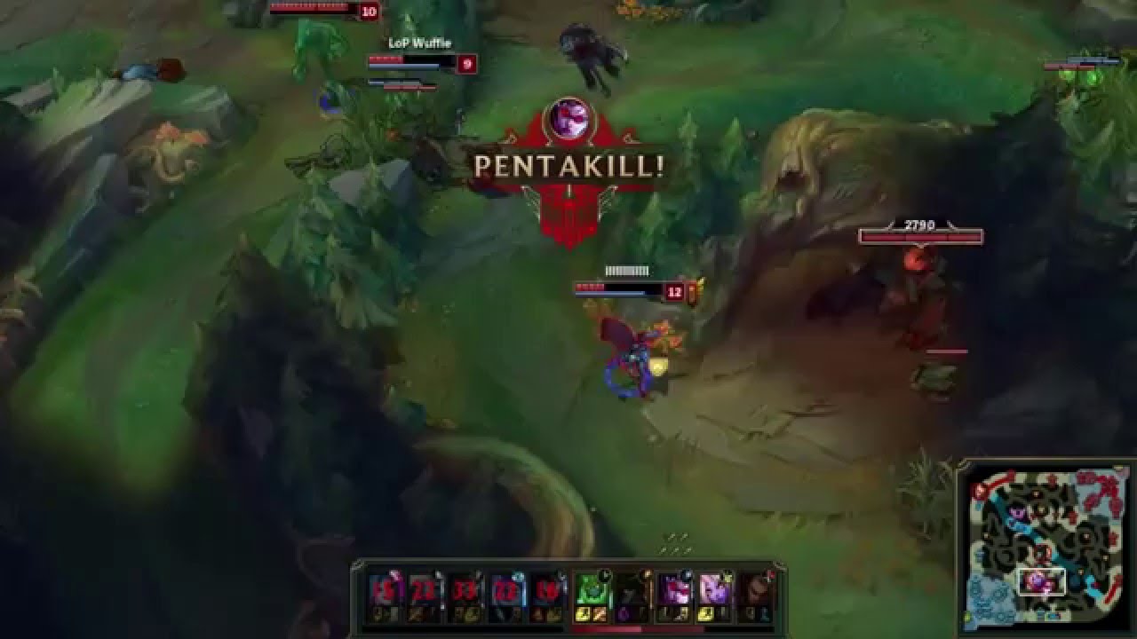 Rekkles Vayne Pentakill - [LOLVNTV]