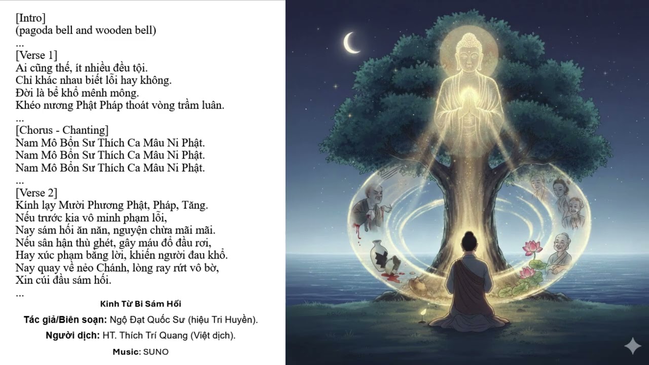 Kinh Từ Bi Sám Hối (Penitent Buddhist Chanting)