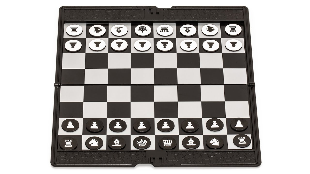 Magnetic Travel Foldable Chess Wallet Set (7.9