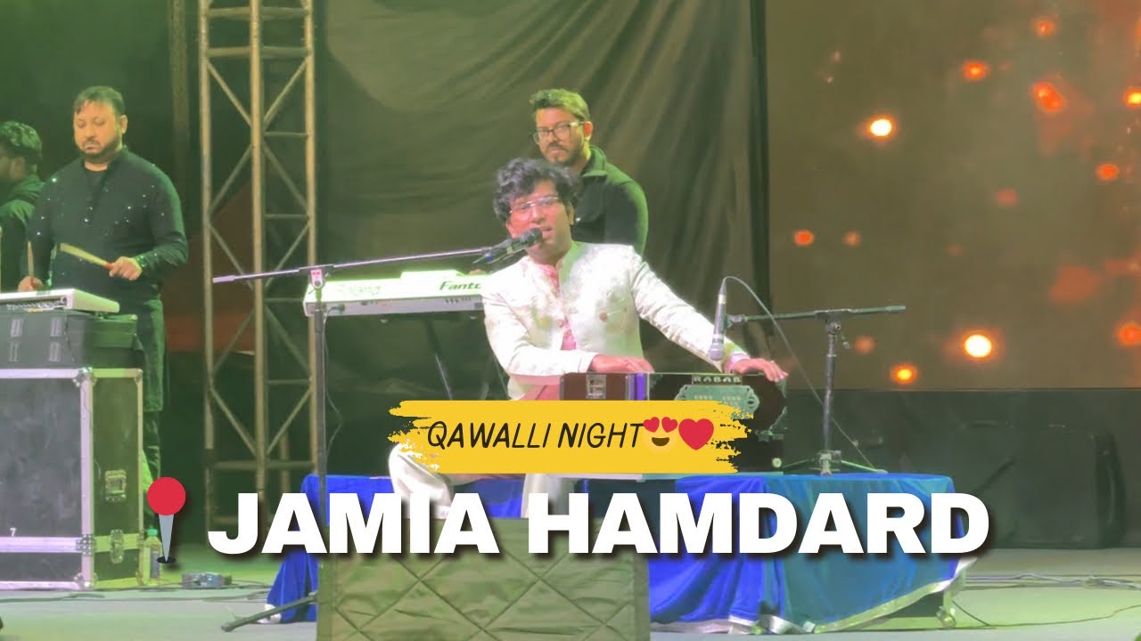 Ishq और Suroor✨| Jamia Hamdard में Qawalli Night😍❤️