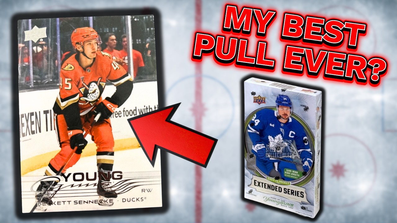 Мой лучший улов за все время? Обзор коллекционного набора 2025-26 Upper Deck Extended Series Hockey!