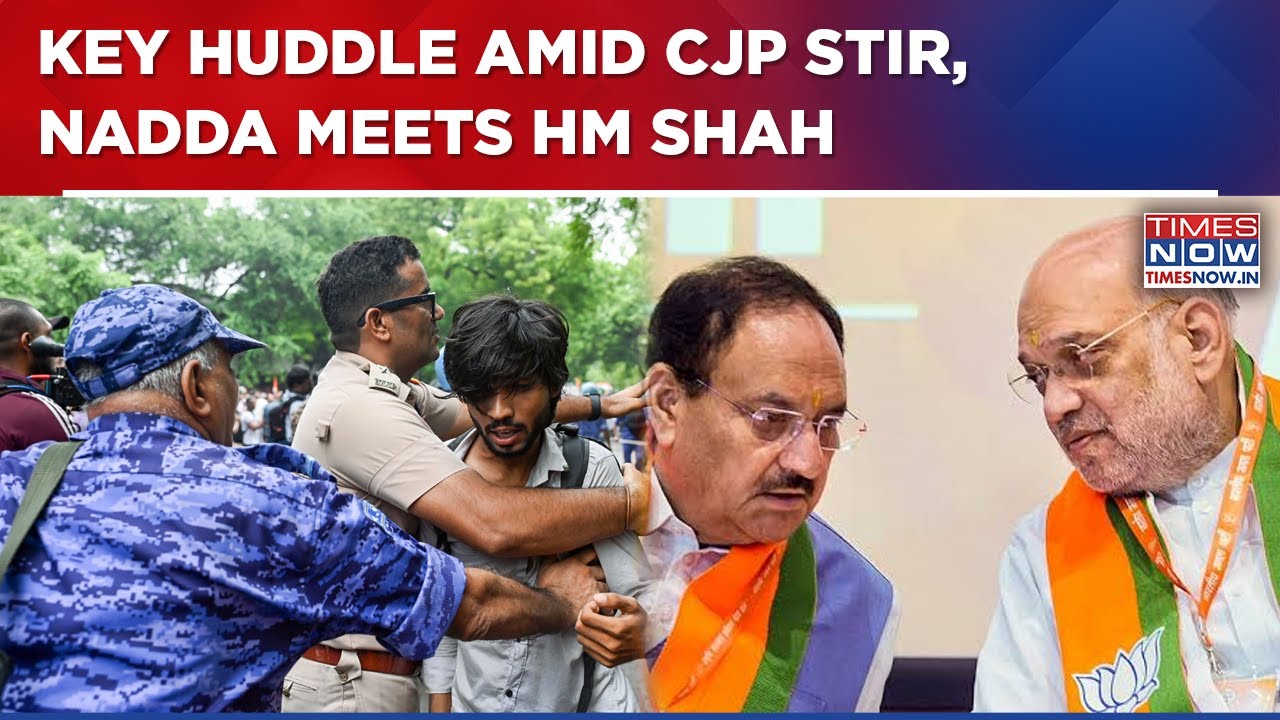 JP Nadda Meets Amit Shah As CJP Protest Escalates; Govt Denies Talks Amid Jantar Mantar Showdown