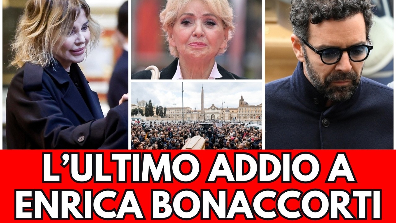 FUNERALI ENRICA BONACCORTI, LE PAROLE DELLA FIGLIA SPEZZANO IL CUORE DI TUTTI: 