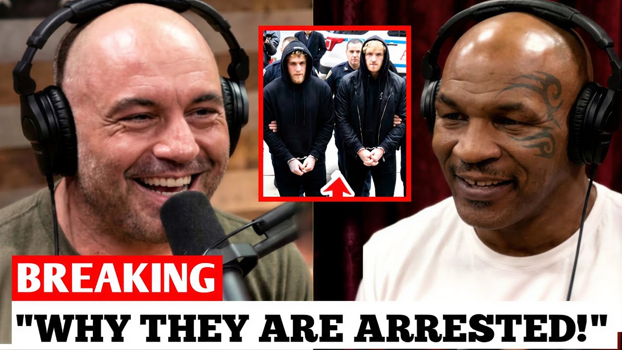 “Joe Rogan’s HILARIOUS Reaction to the Paul Brothers’ Arrest Over Alleged Fight Scam!”