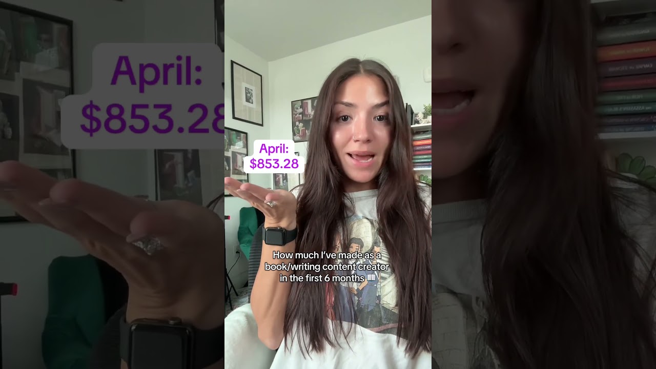 How much I&rsquo;ve made as a book/ writing creator 📖