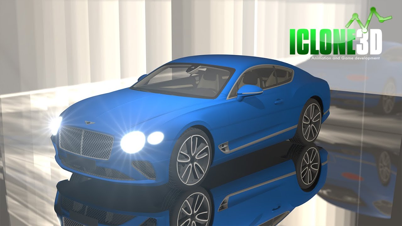 Iclone 8 - Tips & Tricks. Turn on car headlights + GIVEAWAY* BENTLEY CAR