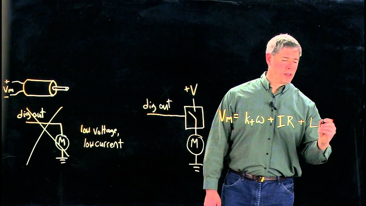 Driving DC motors, part 1/3:  Flyback diodes (Kevin Lynch)