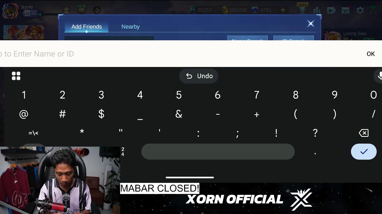 🔴 LIVE -MABAR VIP FANNY