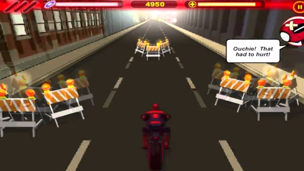 Spider-man - ultimate spider - cycle - Spiderman Games