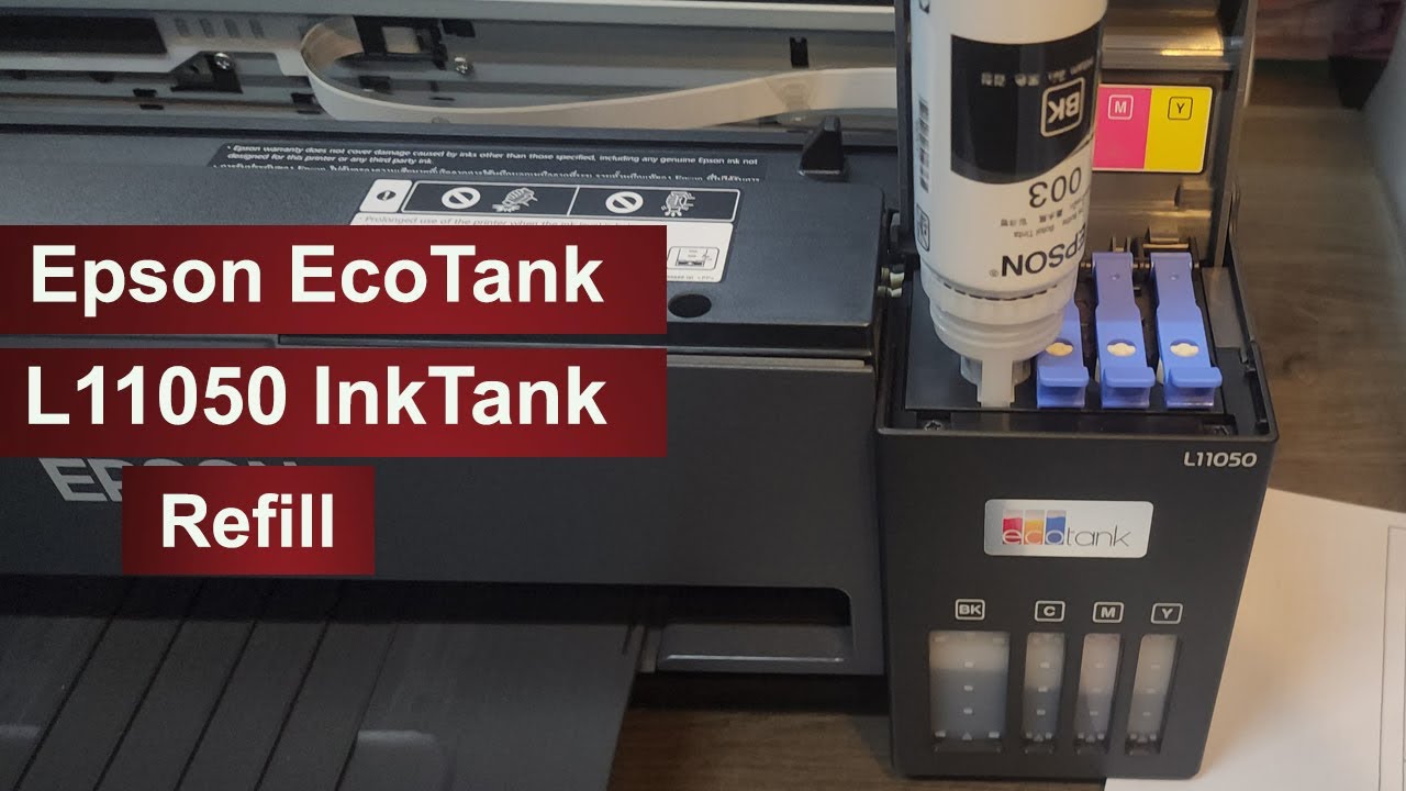 Epson L11050 A3 Printer Ink Refill Tutorial | Step-by-Step Guide