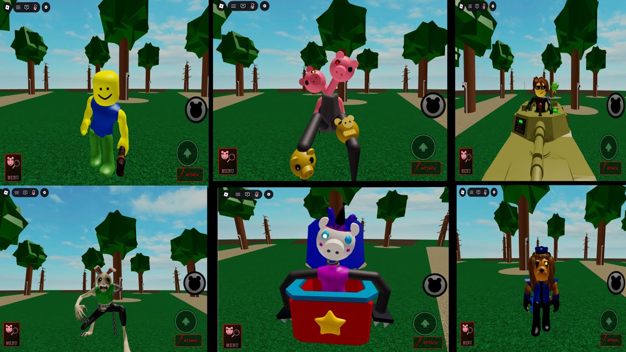 All badges skins and jumpscares in open piggy rp on Roblox!