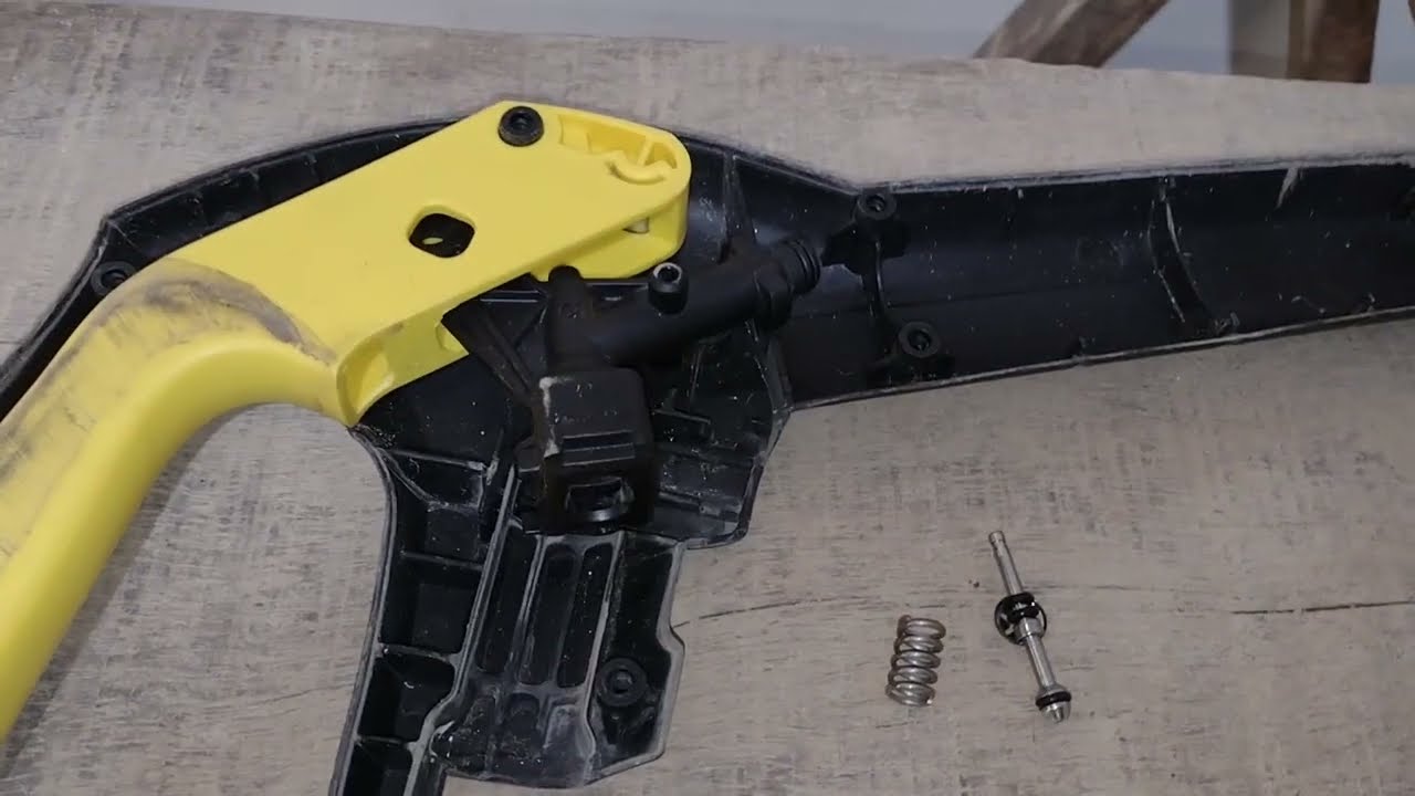 Como consertar gatilho pistola Karcher k2 k3 k4 k5 better k 3.98 - Pistola não para de vazar