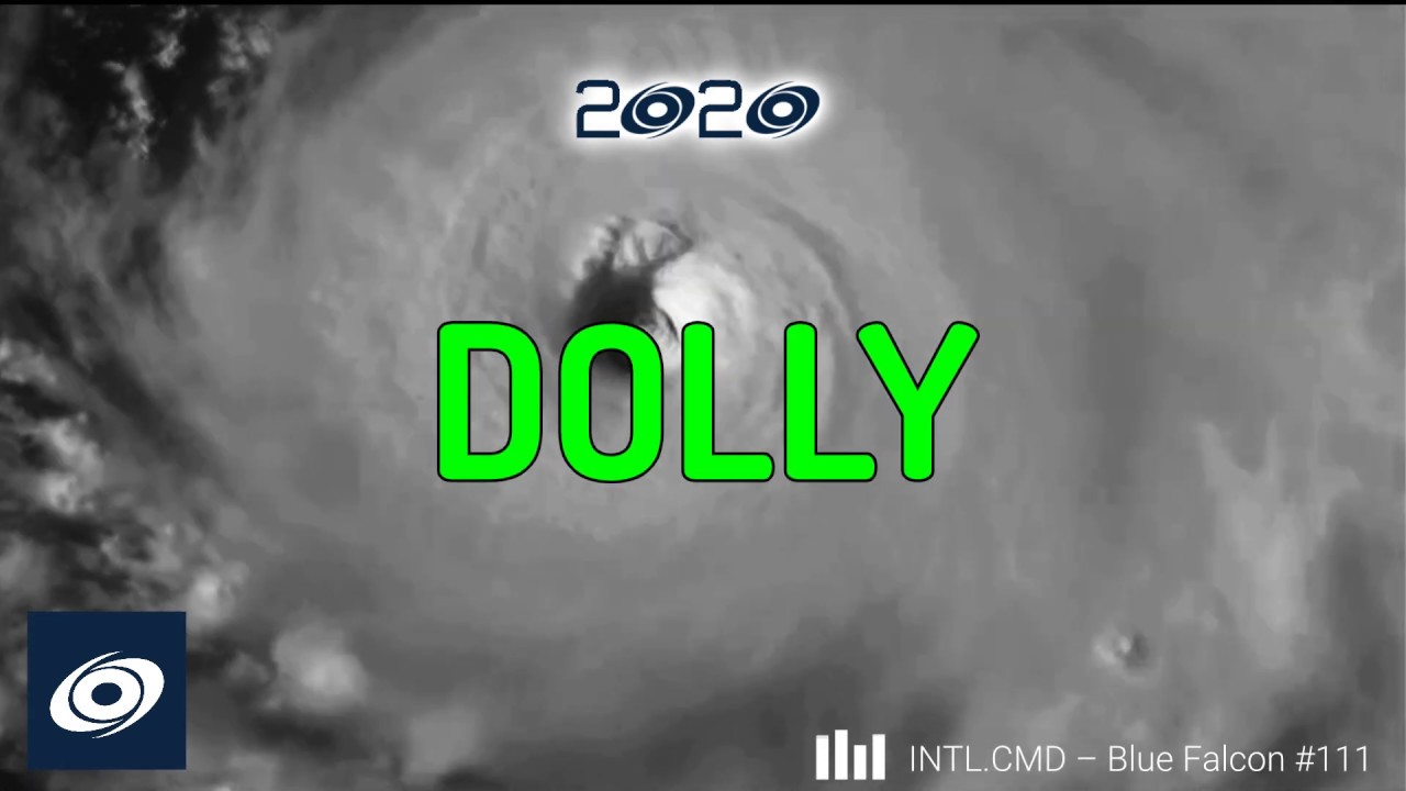 The Track of Tropical Storm Dolly (2020)