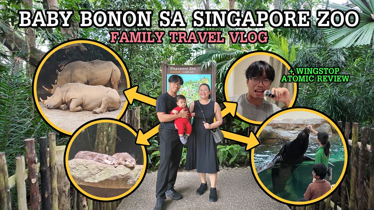 BABY BONON SA SINGAPORE ZOO! Family Travel Vlog