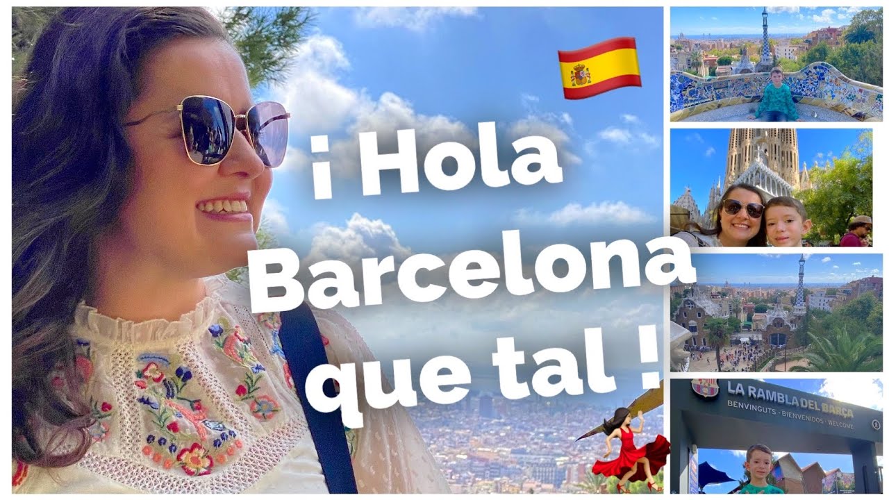 ¡ Hola Barcelona ! 🇪🇸 Sagrada Familia, Parque Güell & sede do FC Barça!