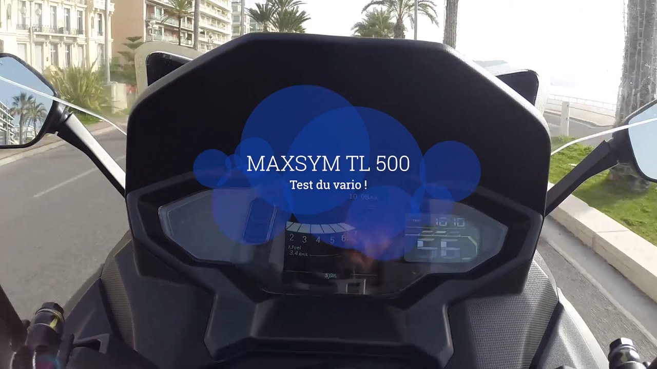 SYM MAXSYM TL 500 - Test du vario sport, Malossi ou Polini ??