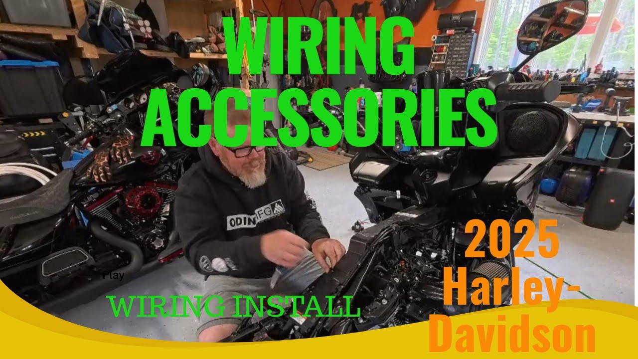 Power for accessories 2025 Harley Davidson Road Glide.