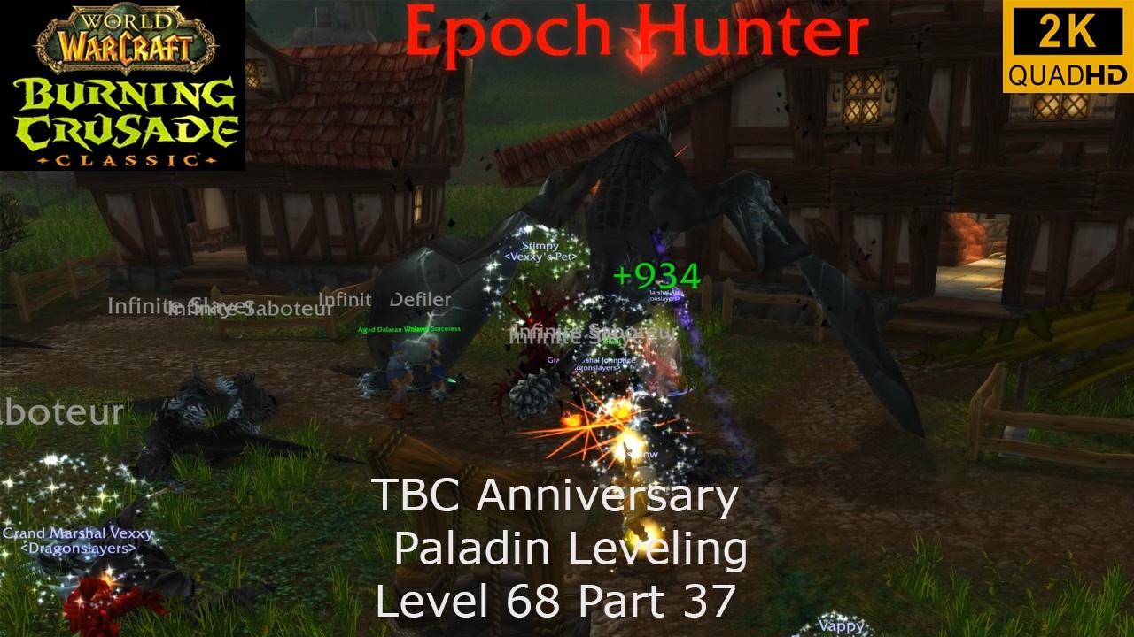 WoW TBC Anniversary | Paladin Leveling | Level 68 Part 37 | Holy Paladin PoV | No Commentary 2K
